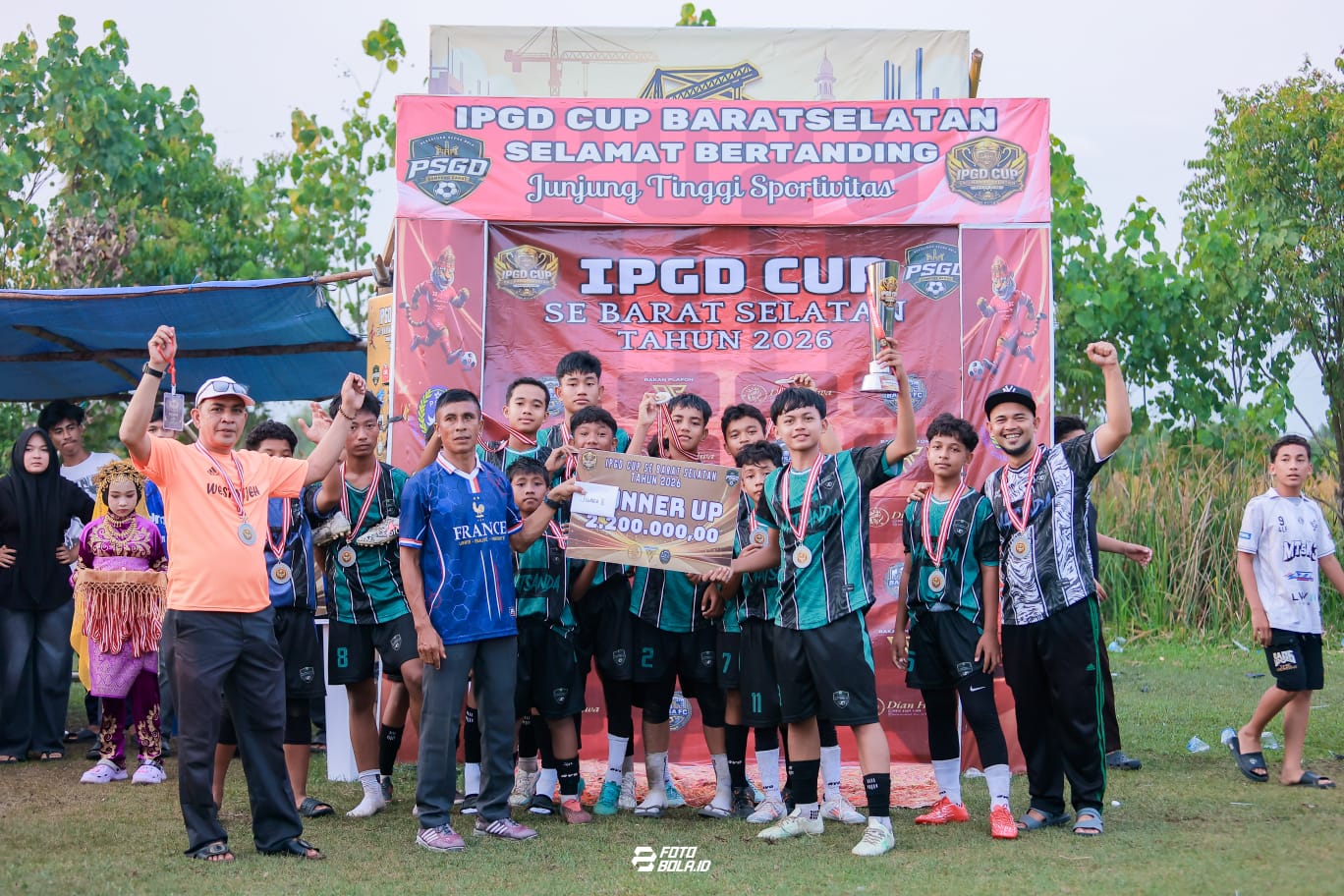 MATSANDA FC MTsN 2 Aceh Barat Raih Runner-up Turnamen IPGD Cup Se-Barat Selatan Aceh